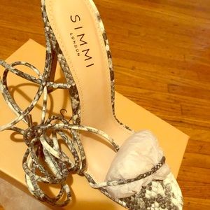 Snake Skin Heels
